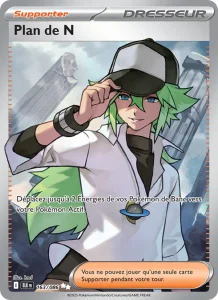 Carte Pokemon Plan de N 163/86 Foudre Noire
