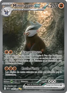 Carte Pokemon Minotaupe-ex 168/86 Foudre Noire