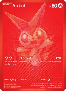 Carte Pokémon Victini 171 Foudre Noire