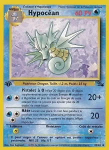 Carte Pokemon Hypocéan 42/62 Fossile