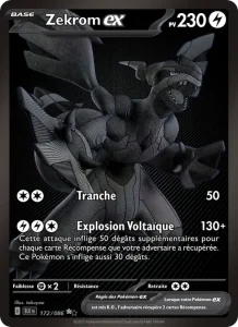 Zekrom-EX 172 — Foudre Noire