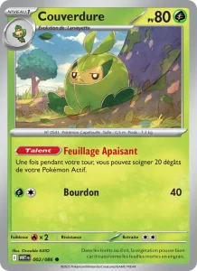Carte Pokémon Couverdure 002/86