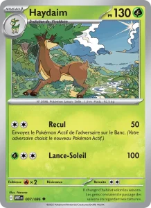 Carte Pokémon Haydaim 007/86