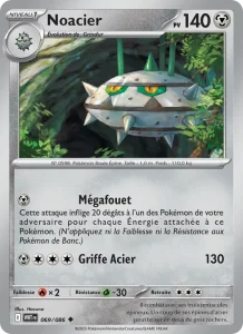 Carte Pokemon Noacier 069/86 Flamme Blanche