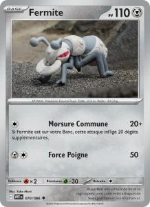 Carte Pokemon Fermite 070/86 Flamme Blanche