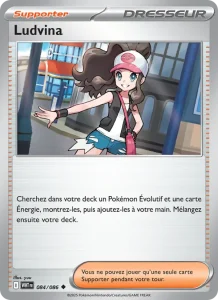 Carte Pokemon Ludvina 084/86 Flamme Blanche