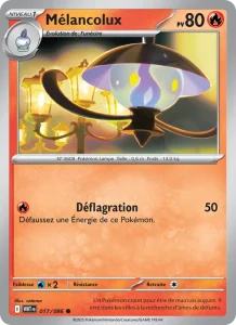 Carte Pokemon Mélancolux 017/86 Flamme Blanche