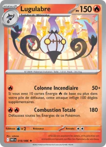 Carte Pokemon Lugulabre 018/86 Flamme Blanche