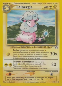 Carte Pokemon Lainergie 34/111 Neo Genesis