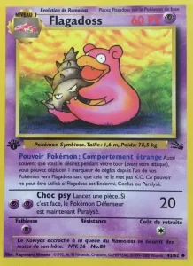 Carte Pokemon Flagadoss 43/62 Fossile