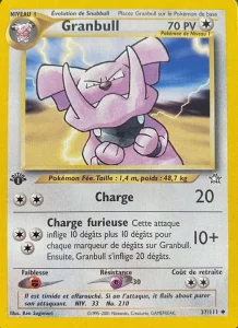 Carte Pokemon Granbull 37/111 Neo Genesis