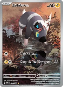 Carte Pokemon Zébibron 114/86 Flamme Blanche