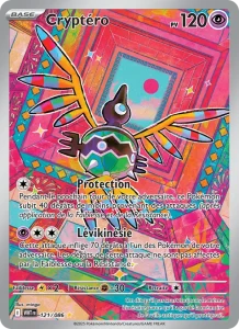 Carte Pokemon Cryptéro 121/86 Flamme Blanche