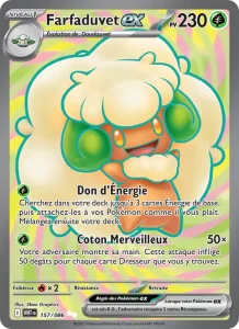 Carte Pokemon Farfaduvet-ex 157/86 Flamme Blanche