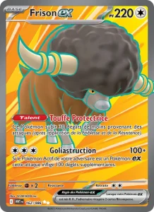 Carte Pokemon Frison-ex 162/86 Flamme Blanche