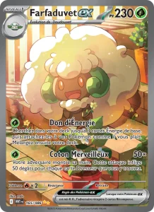Carte Pokemon Farfaduvet-ex 165/86 Flamme Blanche