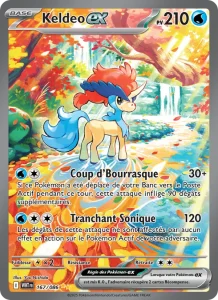 Carte Pokémon Keldeo-ex 167 Flamme Blanche