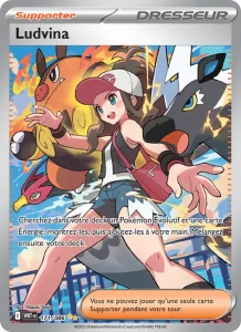Carte Pokemon Ludvina 171/86 Flamme Blanche
