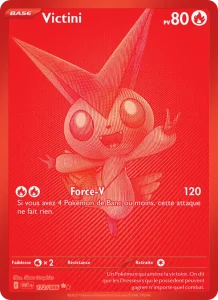 Carte Pokémon Victini 172 Flamme Blanche