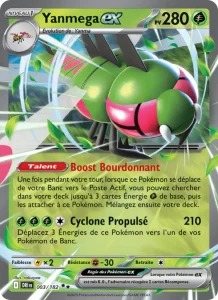 Carte Pokémon Yanmega-ex 003/182
