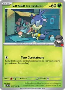 Carte Pokemon Larvadar de la Team Rocket 015/182 Rivalités Destinées