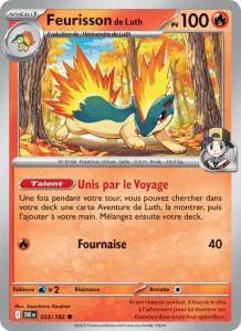 Carte Pokemon Feurisson de Luth 033/182 Rivalités Destinées