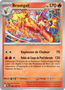 Carte Pokemon Braségali 042/182 Rivalités Destinées