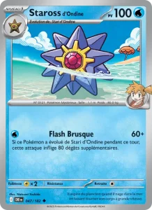Carte Pokemon Staross d'Ondine 047/182 Rivalités Destinées