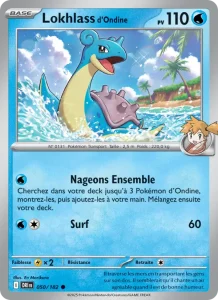 Carte Pokemon Lokhlass d'Ondine 050/182 Rivalités Destinées