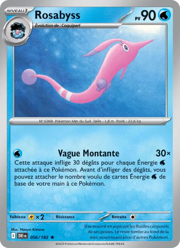 Scan HD carte Pokémon Rosabyss 056/182 — Rivalités Destinées