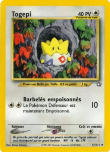 Carte Pokemon Togepi 51/111 Neo Genesis