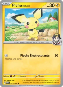 Carte Pokemon Pichu de Luth 071/182 Rivalités Destinées