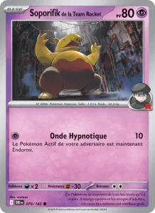 Carte Pokemon Soporifik de la Team Rocket 079/182 Rivalités Destinées