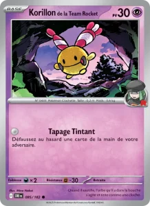 Carte Pokemon Korillon de la Team Rocket 085/182 Rivalités Destinées