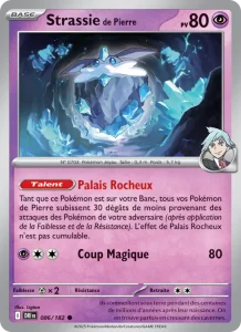 Carte Pokemon Strassie de Pierre 086/182 Rivalités Destinées