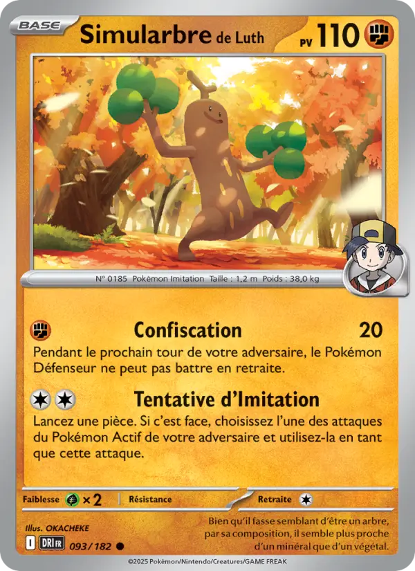 Scan HD carte Pokémon Simularbre de Luth 093/182 — Rivalités Destinées