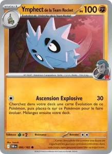 Carte Pokemon Ymphect de la Team Rocket 095/182 Rivalités Destinées