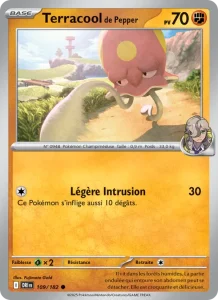 Carte Pokemon Terracool de Pepper 109/182 Rivalités Destinées