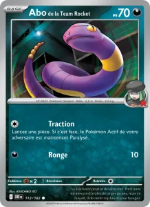 Carte Pokemon Abo de la Team Rocket 112/182 Rivalités Destinées