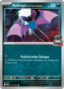 Carte Pokemon Nosferapti de la Team Rocket 120/182 Rivalités Destinées