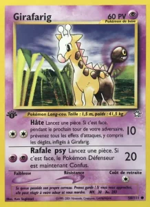 Carte Pokemon Girafarig 58/111 Neo Genesis