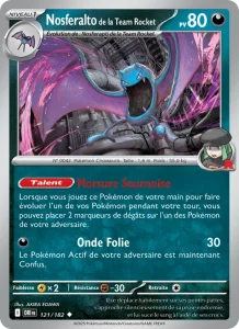 Carte Pokemon Nosferalto de la Team Rocket 121/182 Rivalités Destinées