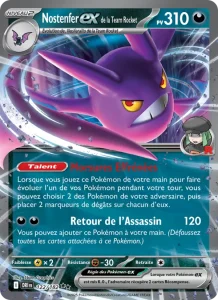 Carte Pokemon Nostenfer-ex de la Team Rocket 122/182 Rivalités Destinées