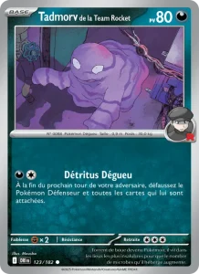 Carte Pokemon Tadmorv de la Team Rocket 123/182 Rivalités Destinées