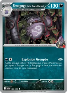 Carte Pokemon Smogogo de la Team Rocket 126/182 Rivalités Destinées