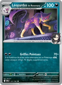 Carte Pokemon Léopardus de Rosemary 131/182 Rivalités Destinées