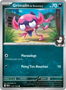 Carte Pokemon Grimalin de Rosemary 134/182 Rivalités Destinées