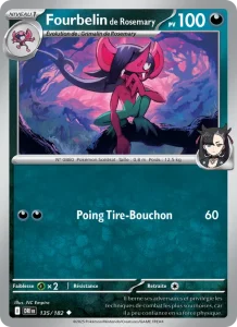 Carte Pokemon Fourbelin de Rosemary 135/182 Rivalités Destinées
