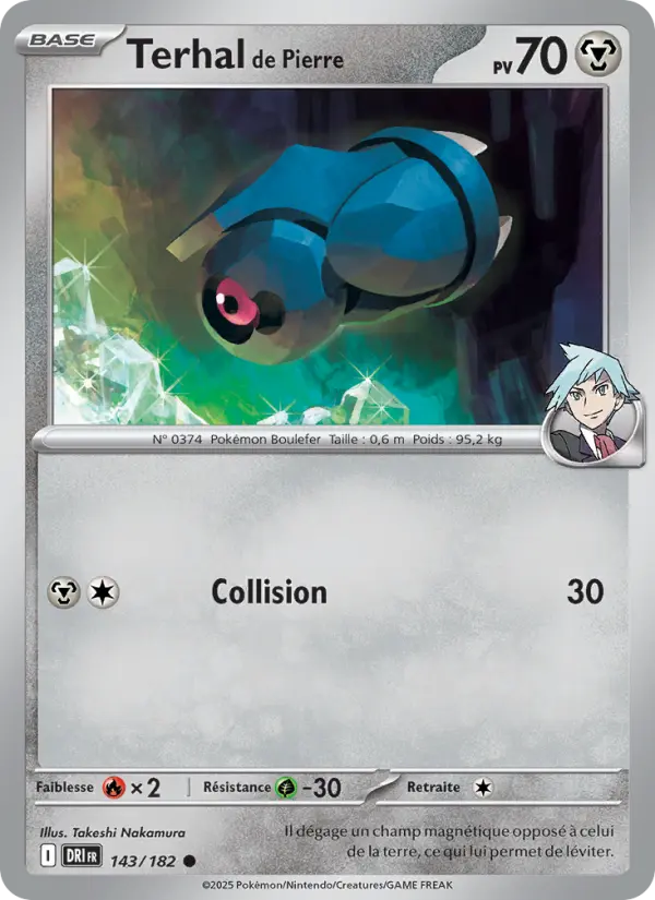 Scan HD carte Pokémon Terhal de Pierre 143/182 — Rivalités Destinées