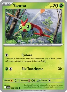 Carte Pokémon Yanma 002/182
